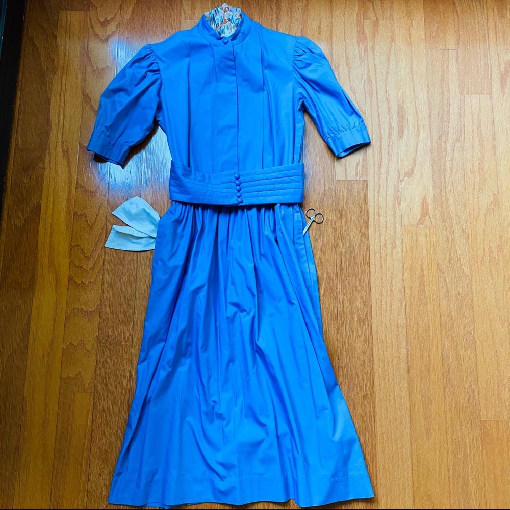 Vintage 70’s Albert Nipon Classic Cotton Dress - image 2